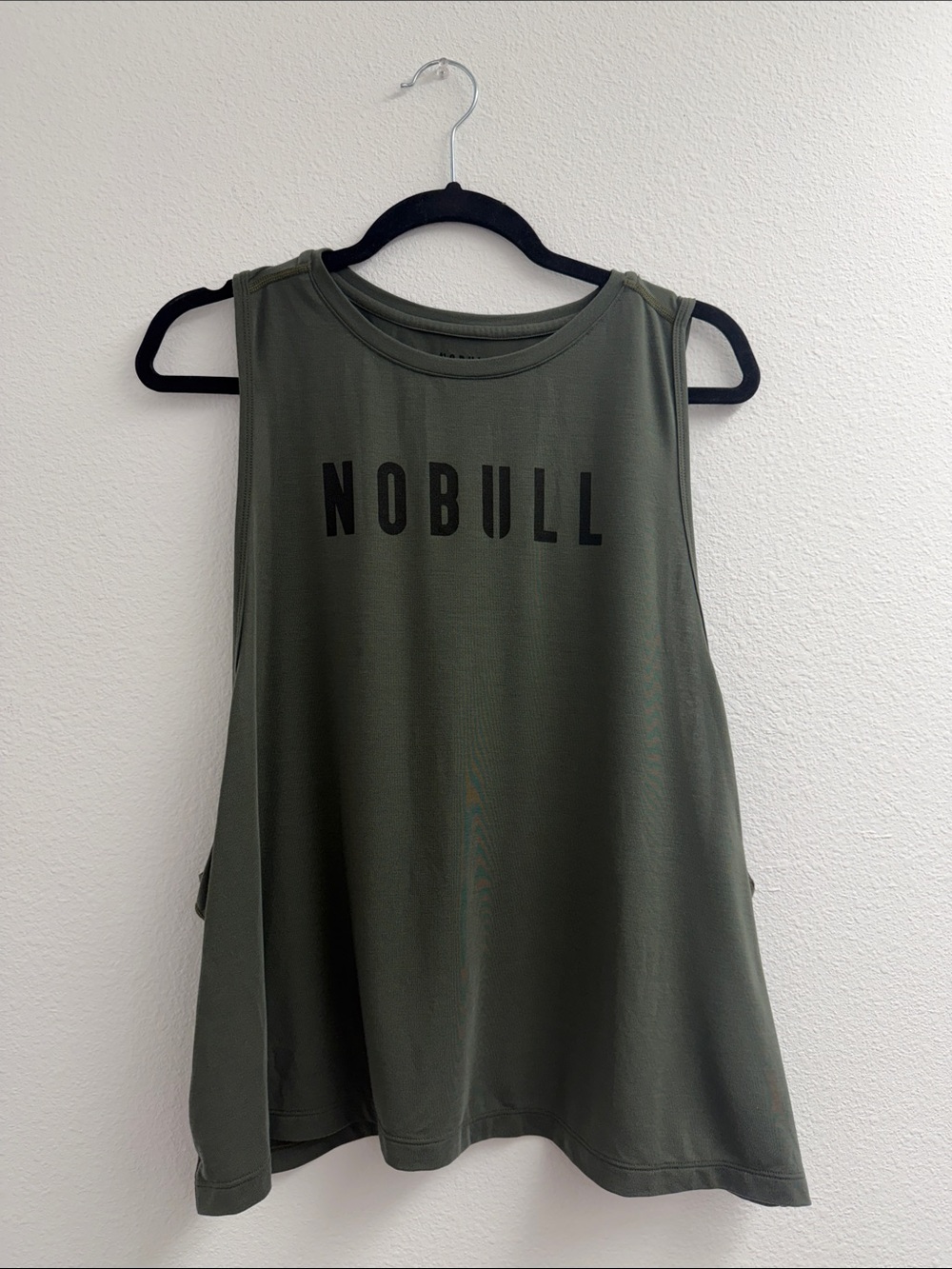 NOBULL Women's Training Muscle Tank olive green size xxl